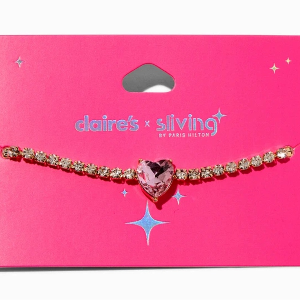 Claire's Pink Heart Necklace